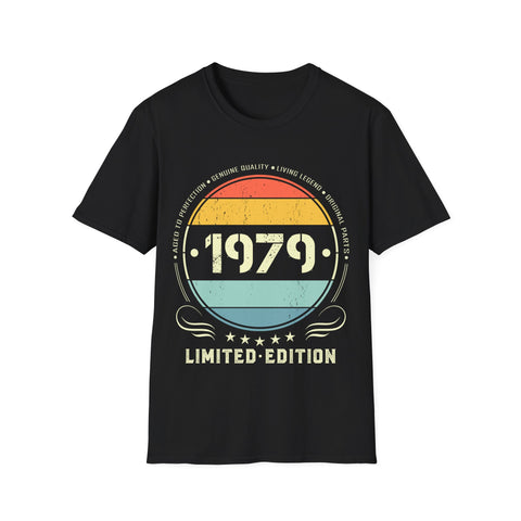 Vintage 1979 Limited Edition 1979 Birthday Shirts for Men Mens Shirts