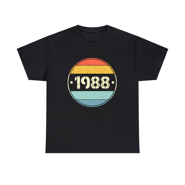 Vintage 1988 Birthday Shirts for Men Funny 1988 Birthday Mens Tshirts for Men Big and Tall