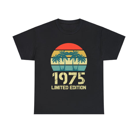 Vintage 1975 Birthday Shirts for Men Funny 1975 Birthday Big and Tall Shirts for Men Plus Size