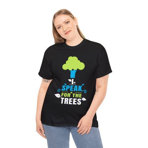 I Speak For Trees Planet Save Earth Day Graphic Womens Shirt Plus Size