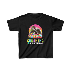 Boys Easter Monster Truck Easter Eggs Toddler Boys T Shirts