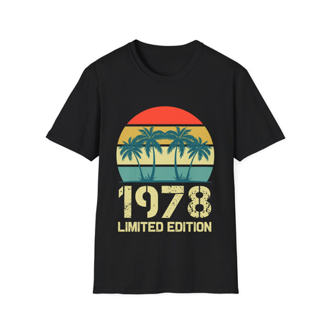 Vintage 1978 Birthday Shirts for Men Funny 1978 Birthday Mens Shirts