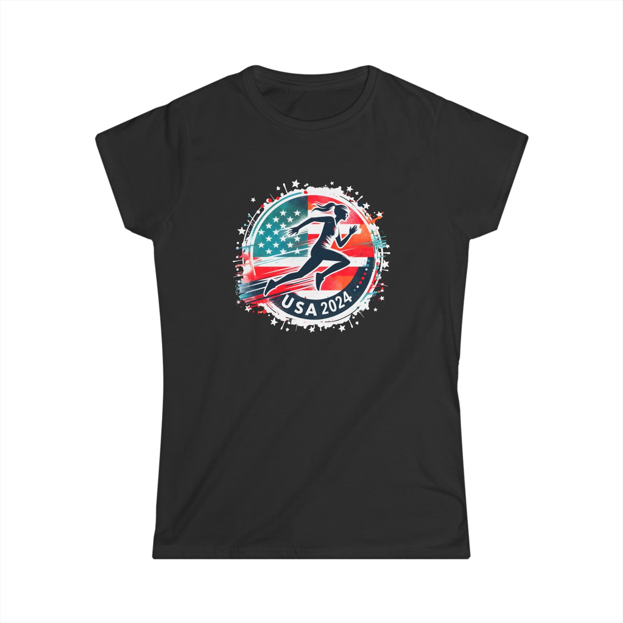 USA 2024 Go United States America 2024 USA Track and Field Womens Shirts