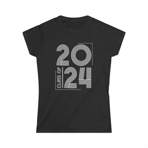 Senior 24 Graduation Class of 2024 Cute Senior 2024 Womens Shirts