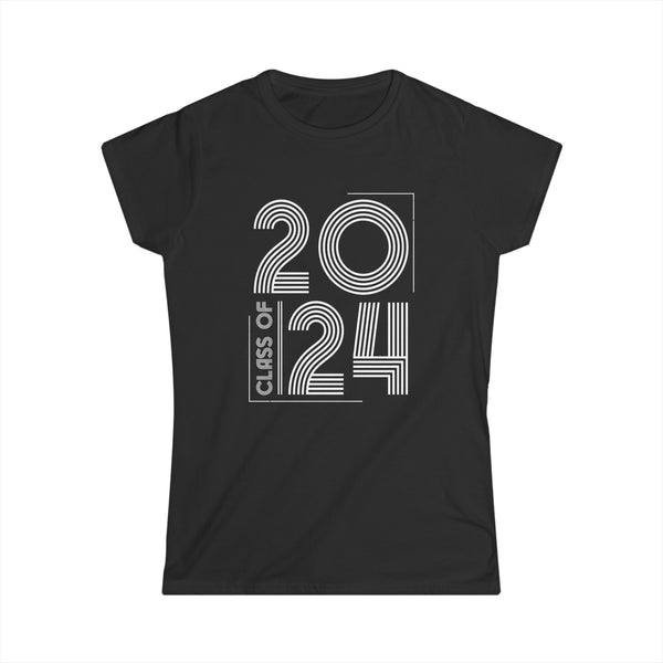 Senior 24 Graduation Class of 2024 Cute Senior 2024 Womens Shirts