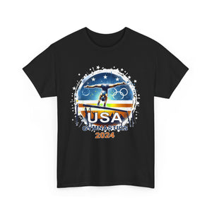 USA 2024 Games United States Sport 2024 USA Mens Gymnastics Mens Tshirts for Men Big and Tall