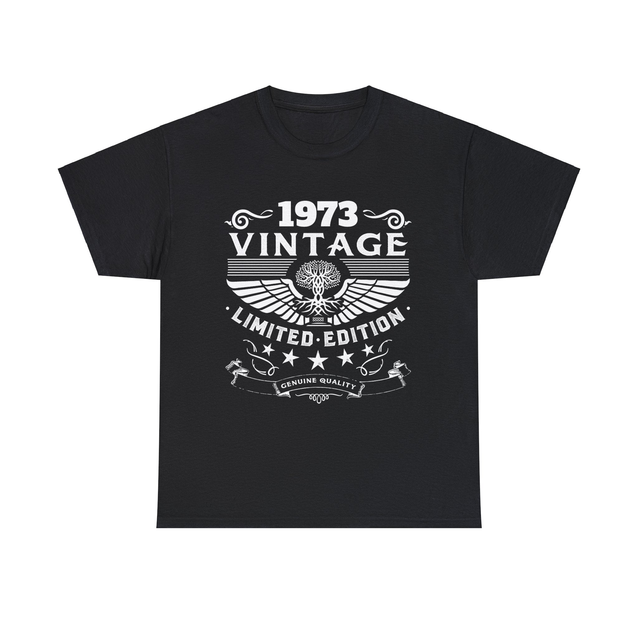 Vintage 1973 TShirt Men Limited Edition BDay 1973 Birthday Big and Tall Tshirts Shirts for Men