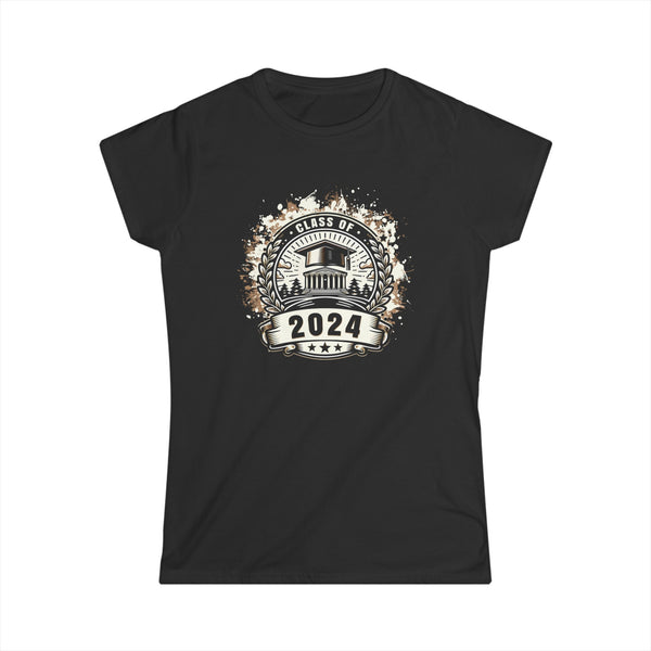 Senior 2024 Class of 2024 for College High School Senior Womens Shirt