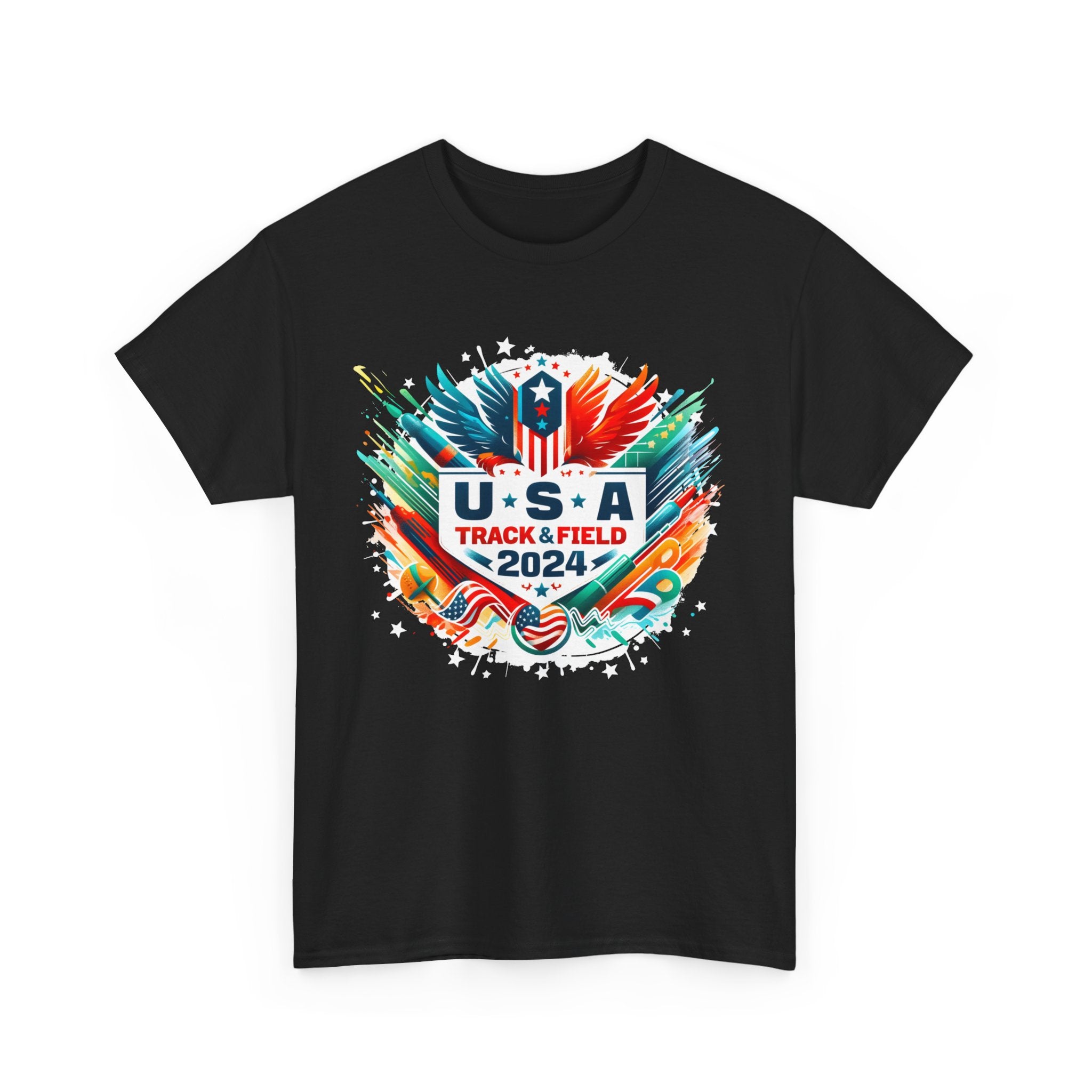 USA 2024 Go United States Running American Sport 2024 USA Men Shirts Big and Tall Plus Size