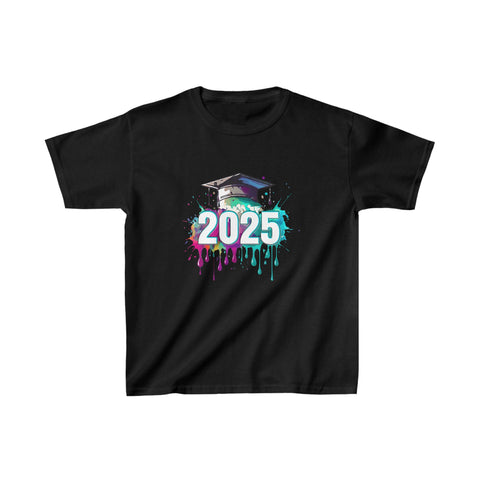 Senior 2025 Class of 2025 Graduation First Day Of School Boys T Shirts