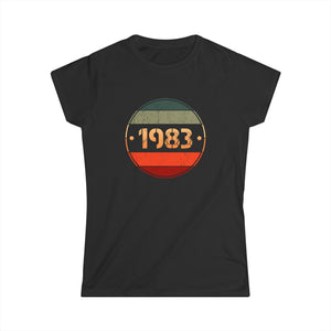 Vintage 1983 Limited Edition 1983 Birthday Shirts for Women Womens Shirt