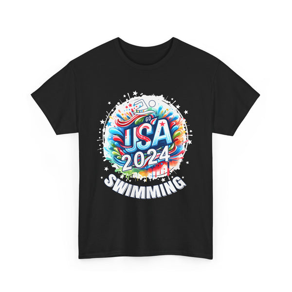 USA 2024 United States American Sport 2024 Swimming Mens Tshirts for Men Big and Tall