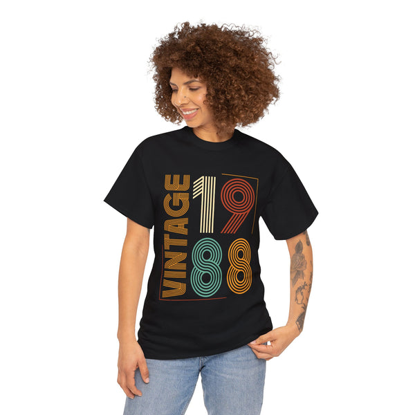 Vintage 1988 TShirt Women Limited Edition BDay 1988 Birthday Womens Shirt Plus Size