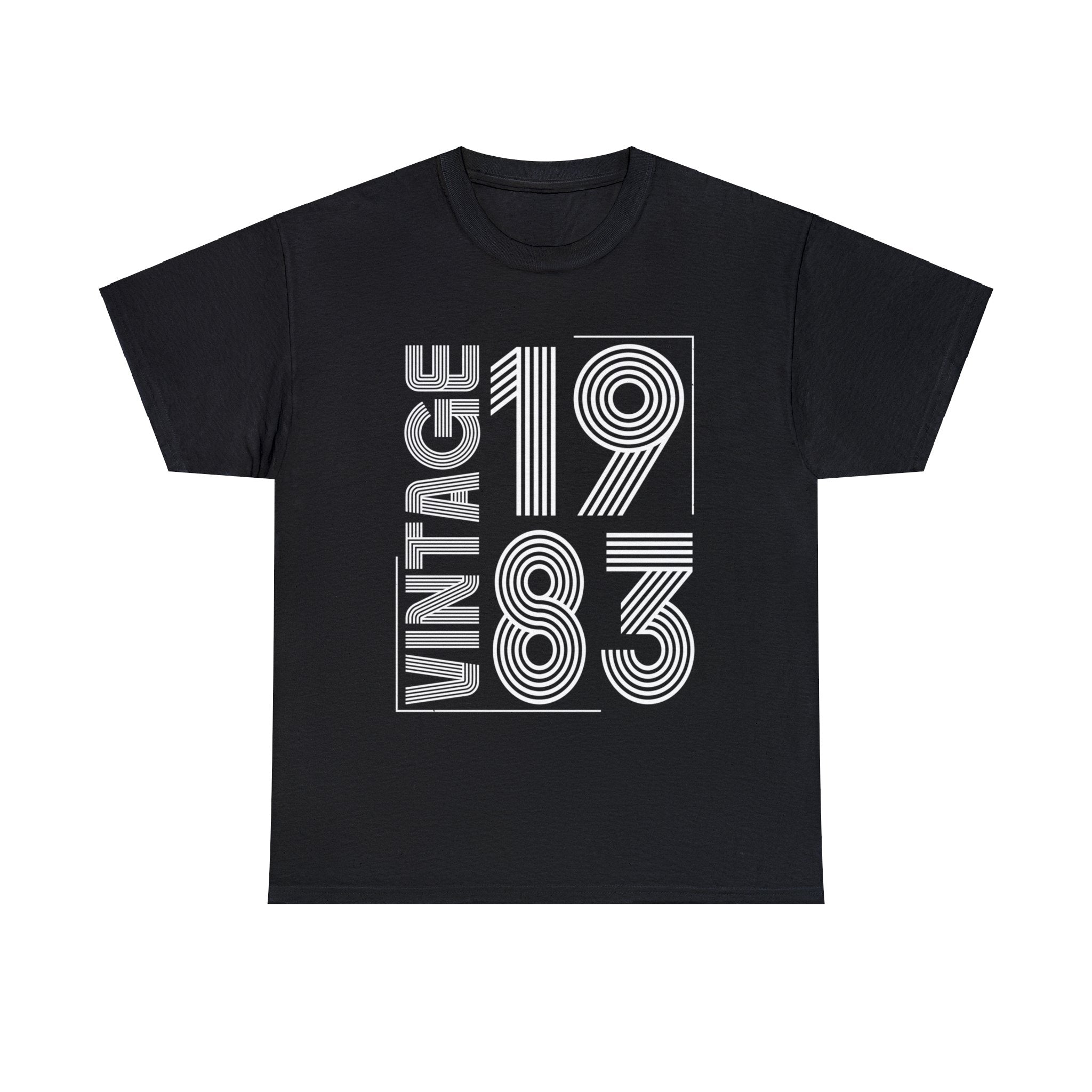 Vintage 1983 T Shirts for Men Retro Funny 1983 Birthday Big and Tall Shirts for Men Plus Size