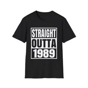 Vintage 1989 T Shirts for Men Retro Funny 1989 Birthday Mens Shirts