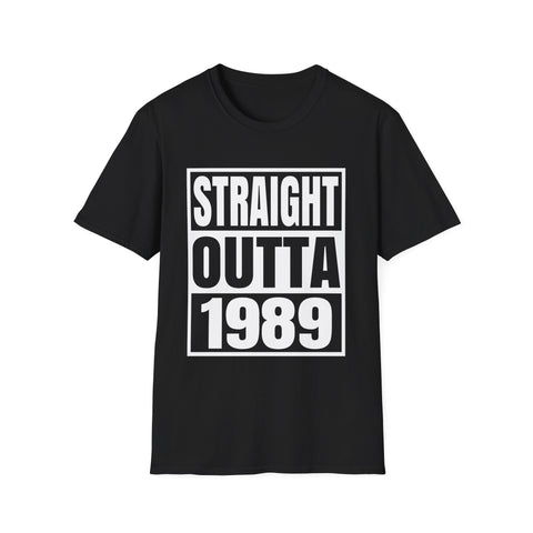 Vintage 1989 T Shirts for Men Retro Funny 1989 Birthday Mens Shirts