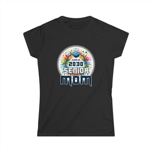 Senior Mom 30 Class of 2030 Graduation for Women Mother Womens T Shirt