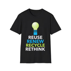 Vintage Green Recycle Symbol Novelty Earth Day Recycling Mens T Shirt