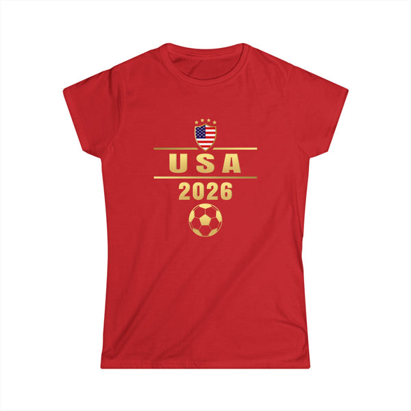 USA 2026 United States Sport USA Team 2026 Player 2026 USA T-Shirts for Women and Teens