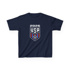 USA Player 2026 Team Boys Kids Girls Youth Teen USA 2026 T-Shirts for Kids