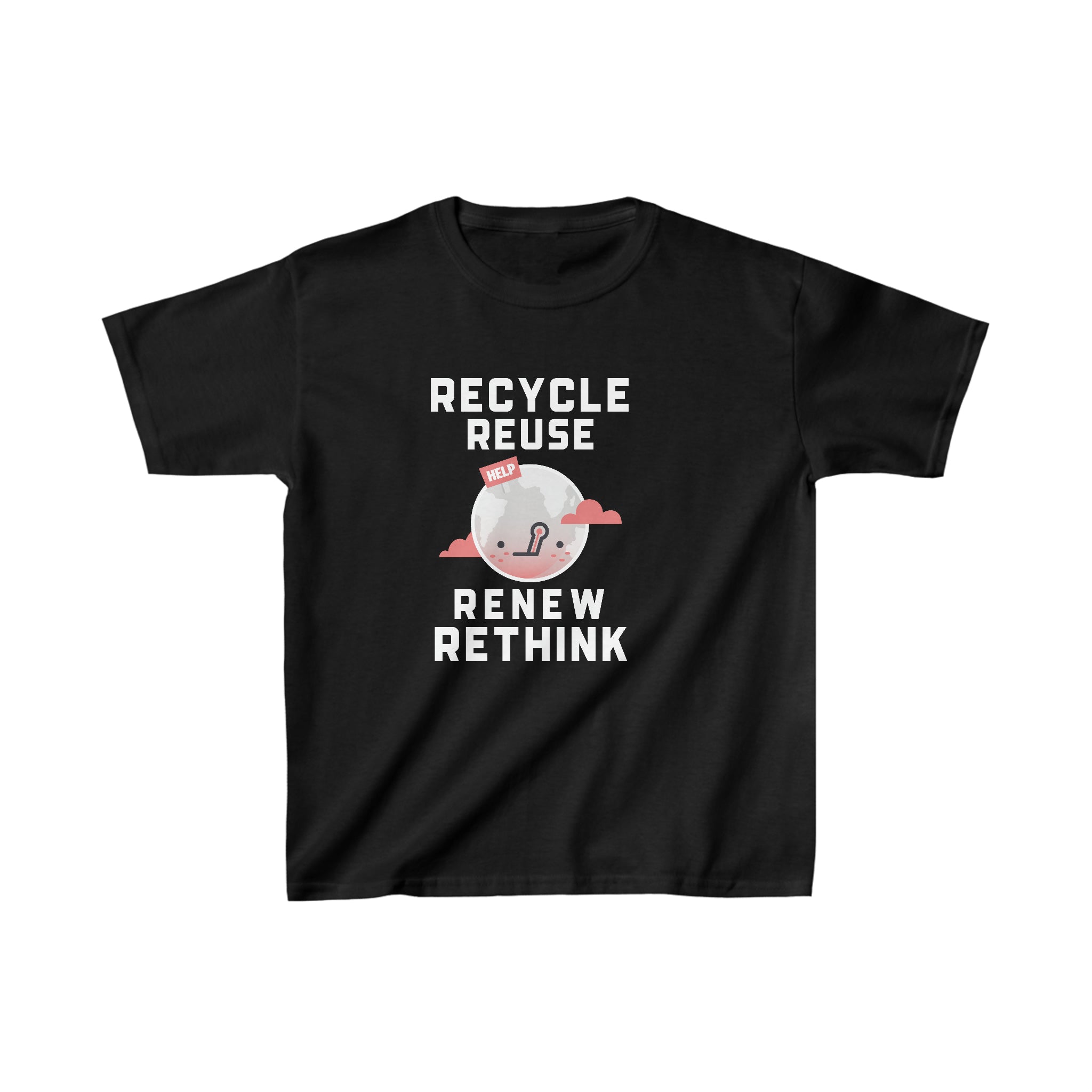 Activism Environment Reuse Renew Rethink Environmental Crisis Girls Tshirts