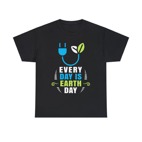 Environmental Crisis Planet Activism Everyday is Earth Day Shirts for Men Plus Size Big and Tall