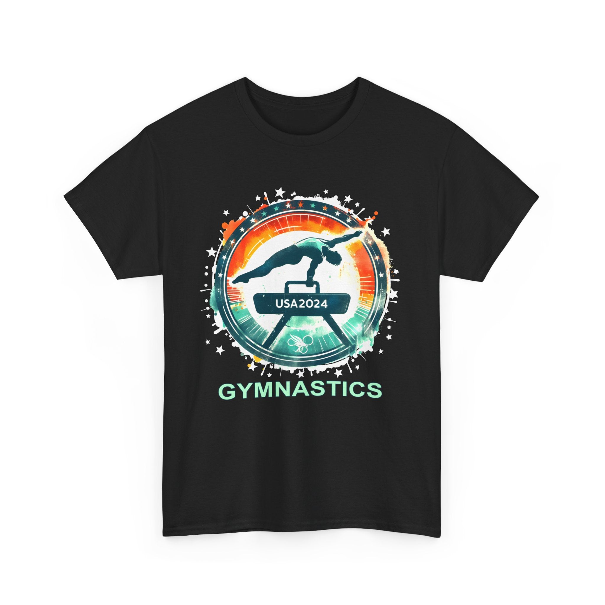 USA 2024 Games United States Sport 2024 USA Mens Gymnastics Mens Shirt Plus Size Big and Tall