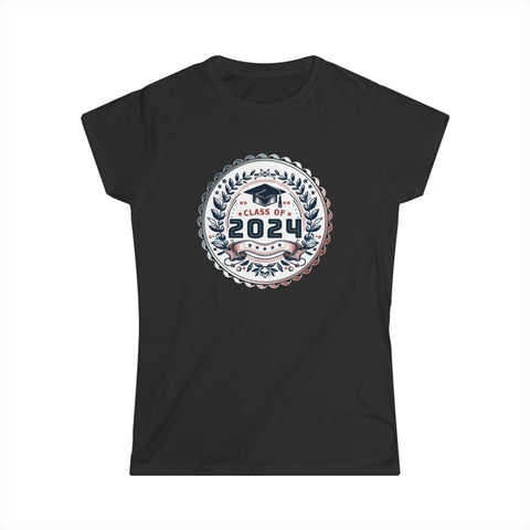 Senior 2024 Class of 2024 Seniors Graduation 2024 Senior 24 Womens T Shirts