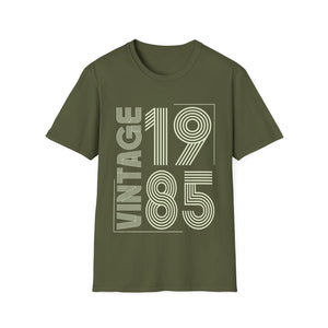 Vintage 1985 T Shirts for Men Retro Funny 1985 Birthday Mens Tshirts