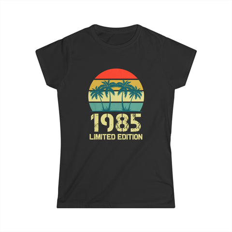 Vintage 1985 Birthday Shirts for Women Funny 1985 Birthday Women Tops