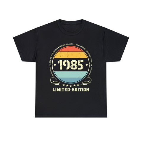 Vintage 1985 Limited Edition 1985 Birthday Shirts for Men Men Shirts Big and Tall Plus Size
