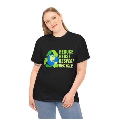 Vintage Green Environment Symbol Novelty Earth Day Environmental Women Shirts Plus Size