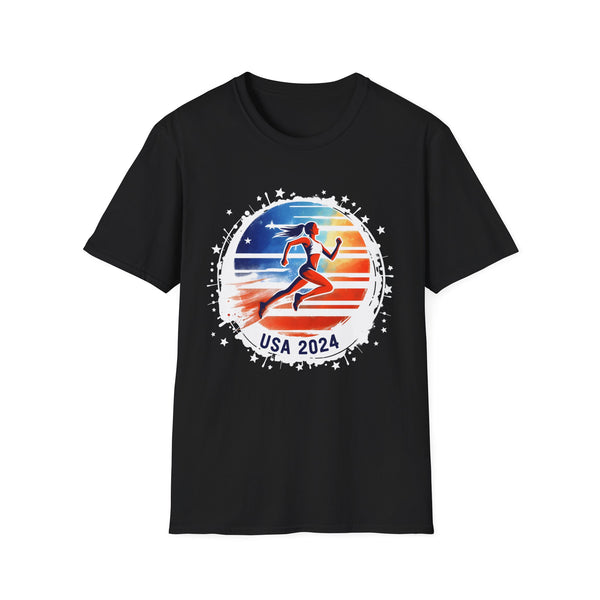 USA 2024 Go United States America 2024 USA Track and Field Mens Tshirts