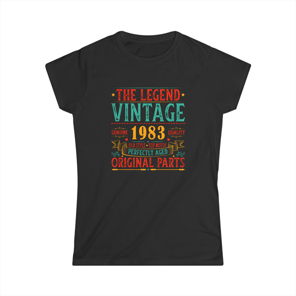 Vintage 1983 TShirt Women Limited Edition BDay 1983 Birthday Womens Shirt