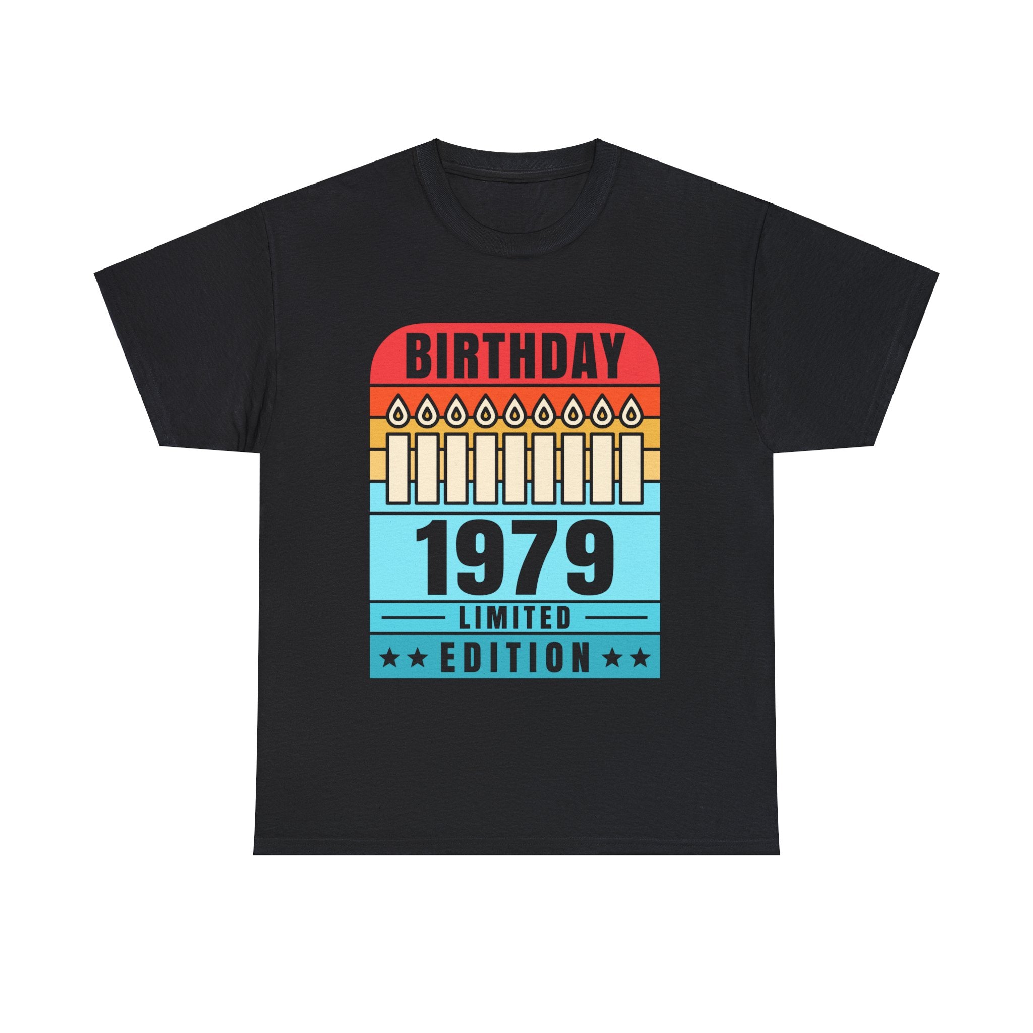 Vintage 1979 TShirt Men Limited Edition BDay 1979 Birthday Mens Shirt Plus Size Big and Tall