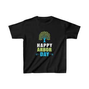 Arbor Day Tree Hugger Tree Care for a Happy Arbor Day T Shirts for Boys