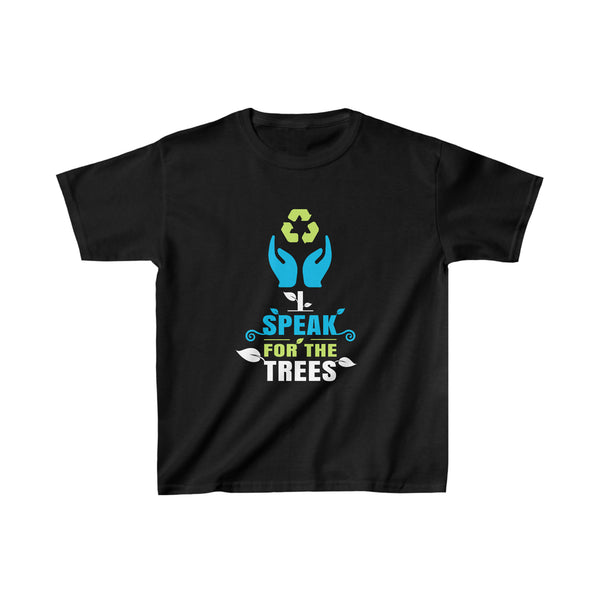 I Speak For Trees Earth Day Save Earth Inspiration Hippie Girls Shirts