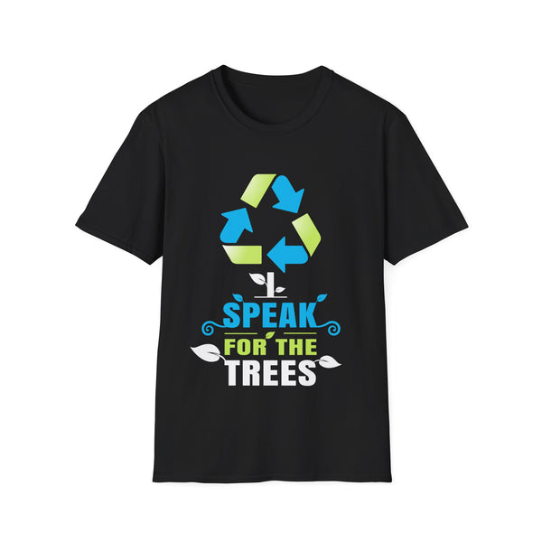 I Speak For Trees Earth Day Save Earth Inspiration Hippie Shirts for Men