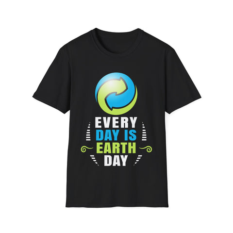 Everyday is Earth Day Crisis Environmental Activist Men Shirts