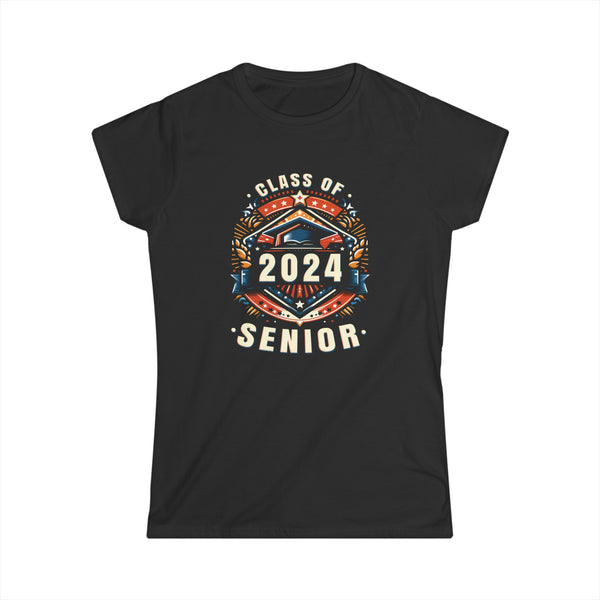 Senior 2024 Class of 2024 Senior 20224 Graduation 2024 Women Shirts