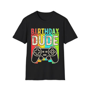 Perfect Dude Birthday Boy Video Game Birthday Dude Birthday Gift Men Dude Mens Shirt