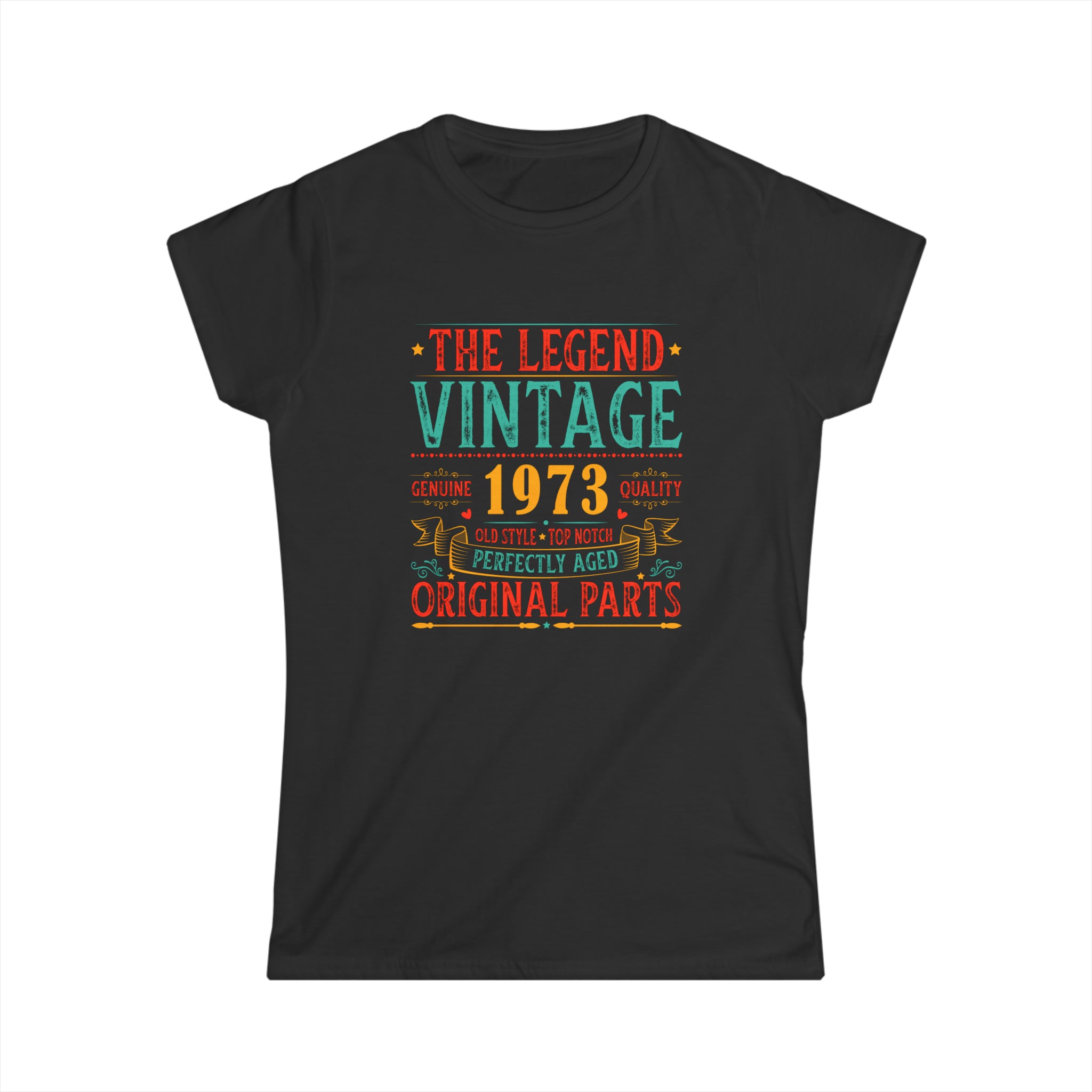 Vintage 1973 TShirt Women Limited Edition BDay 1973 Birthday Womens Shirts