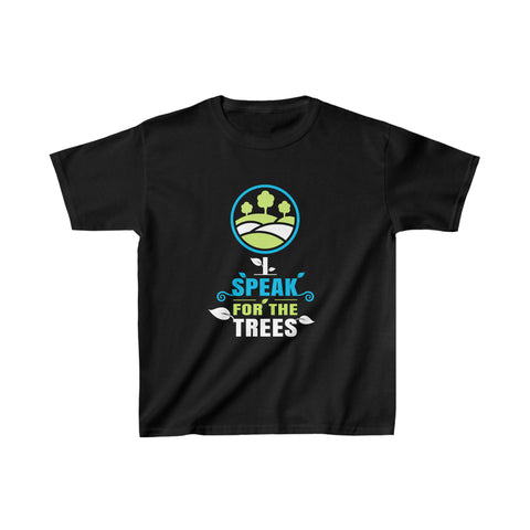 I Speak For The Trees Shirt Gift Environmental Earth Day Boys Shirts