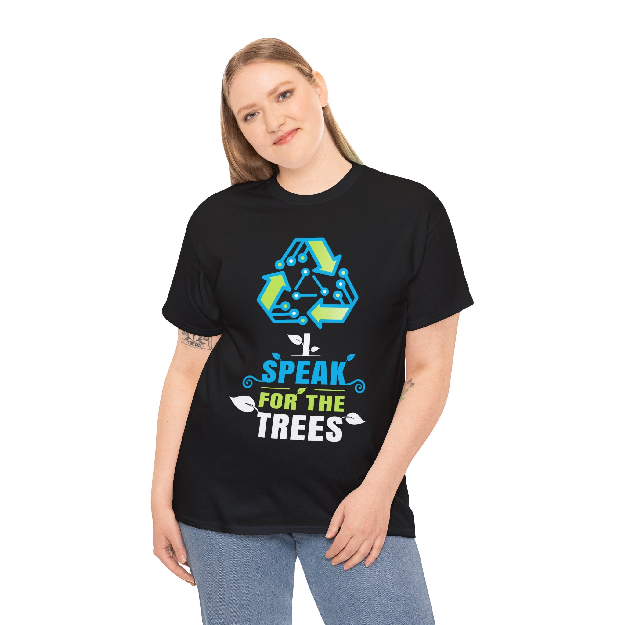 I Speak For Trees Earth Day Save Earth Inspiration Hippie Womens Plus Size Tops