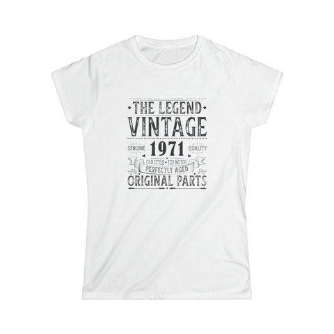 Vintage 1971 TShirt Women Limited Edition BDay 1971 Birthday Womens T Shirt