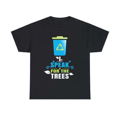 I Speak For The Trees Shirt Gift Environmental Earth Day Mens Shirt Plus Size Big and Tall