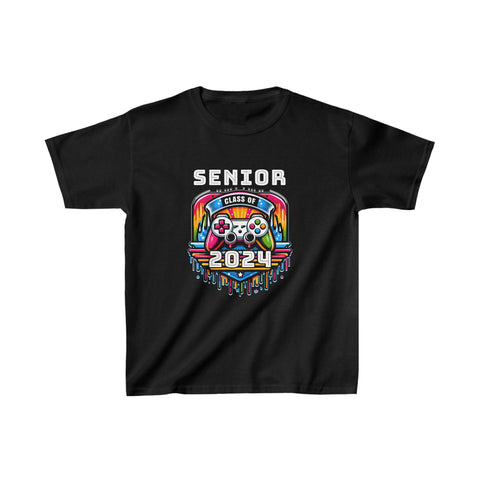 Senior 24 Graduation Class of 2024 Cute Senior 2024 T Shirts for Boys