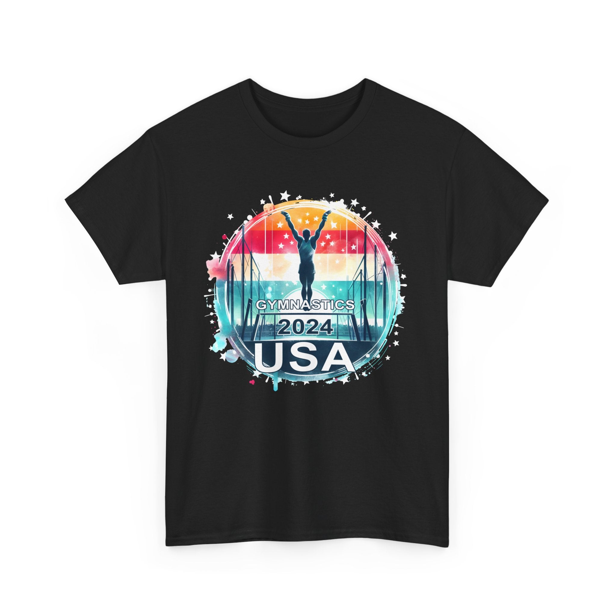 USA 2024 Games United States Sport 2024 USA Mens Gymnastics Big and Tall Tshirts Shirts for Men