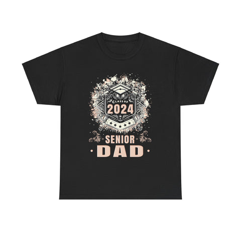 Senior Dad Class of 2024 Senior Year Proud Dad Senior 2024 Big and Tall Shirts for Men Plus Size