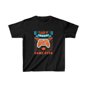 Game Over Class Of 2024 Shirt Students Funny 2024 Graduation Girls Tshirts